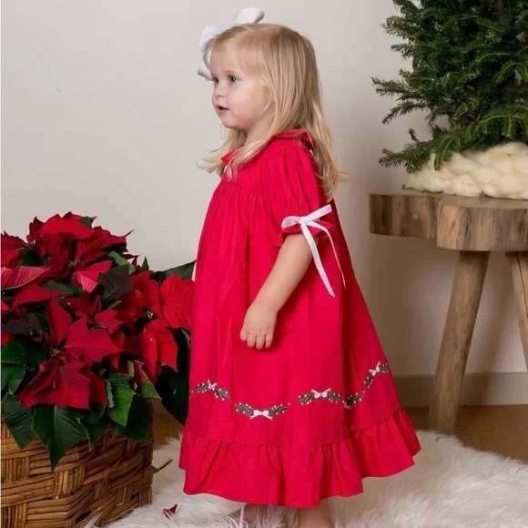 New Boutique Bow Red NightgownSize 9
